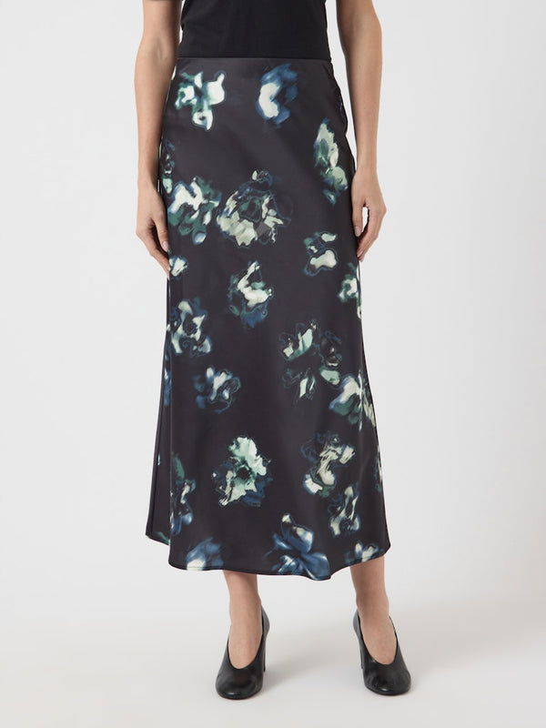 Pella Maxi Skirt - Black Flower