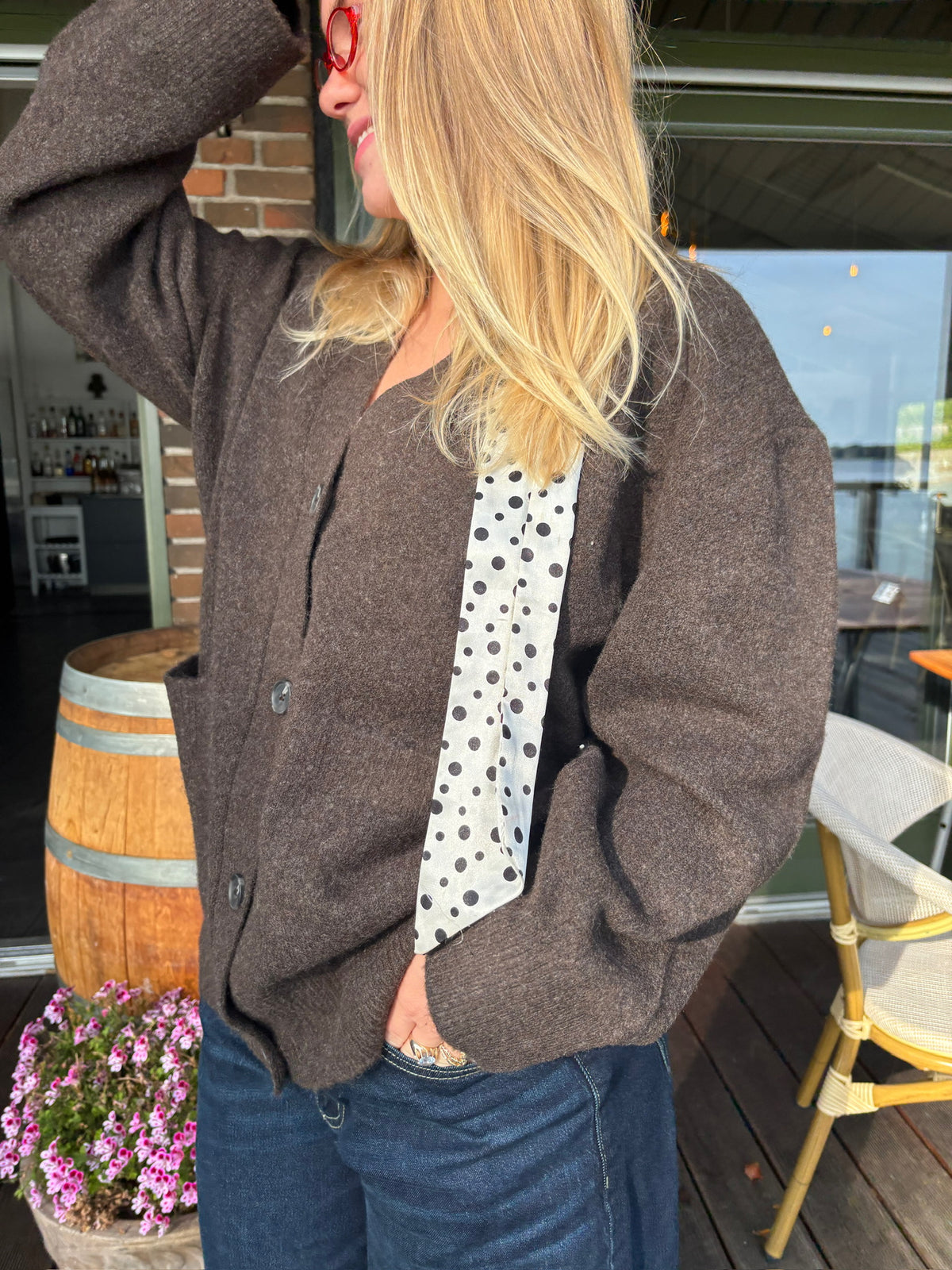 Zana Cardigan - Brown