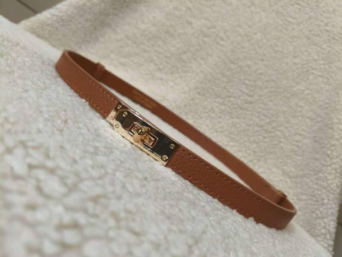 Joy Leather Belt - Cognac