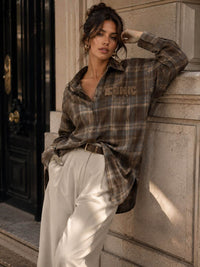 Iconic Shirt - Brown Checked
