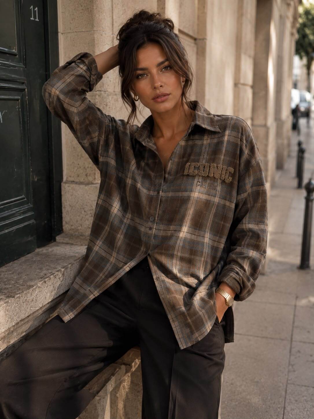 Iconic Shirt - Brown Checked