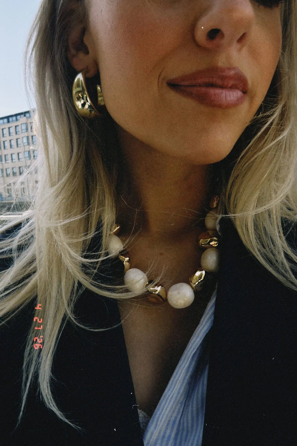 Alba Necklace - Cream
