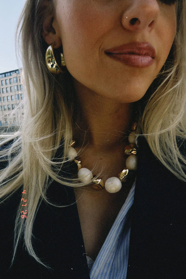 Alba Necklace - Cream
