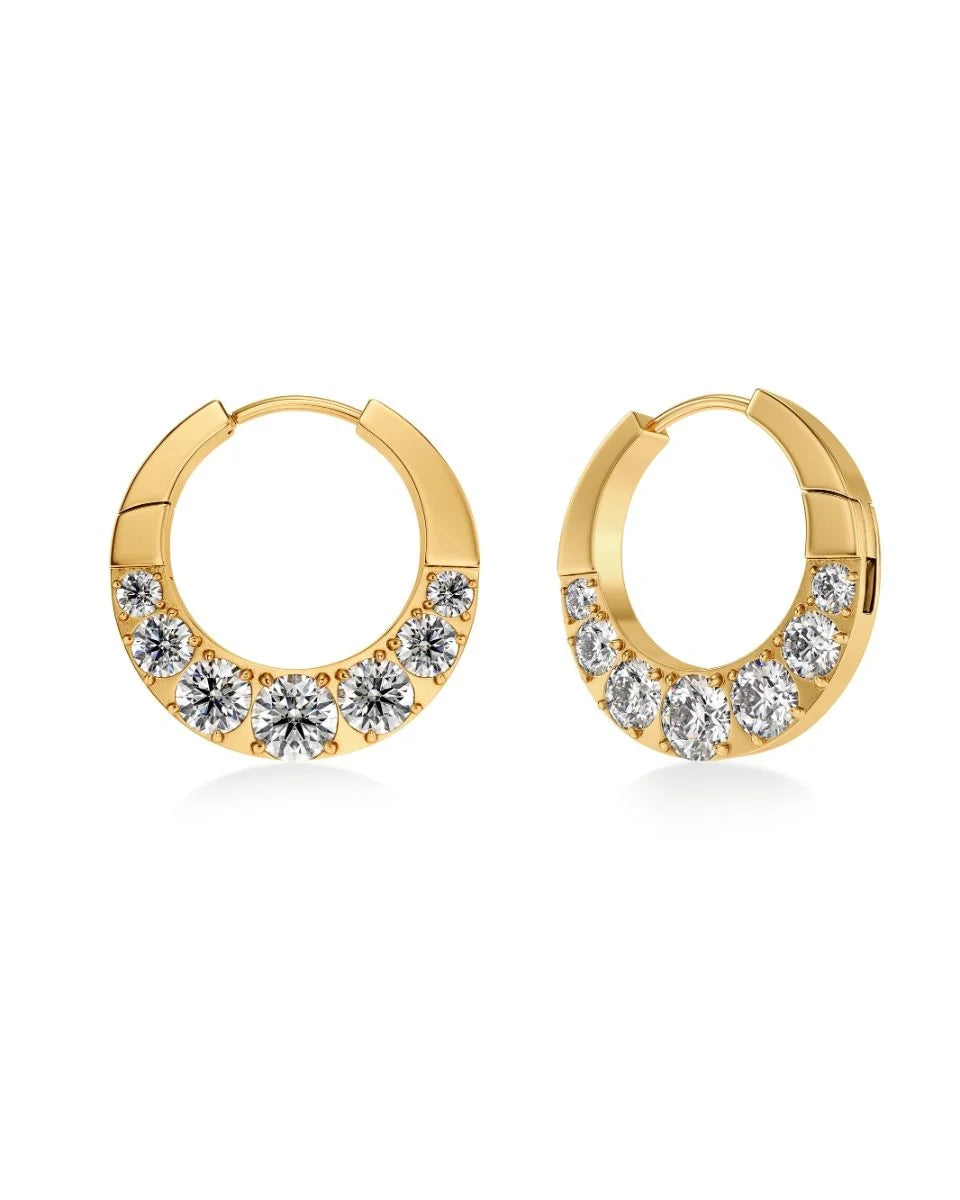 Monarch Hoops L - Gold