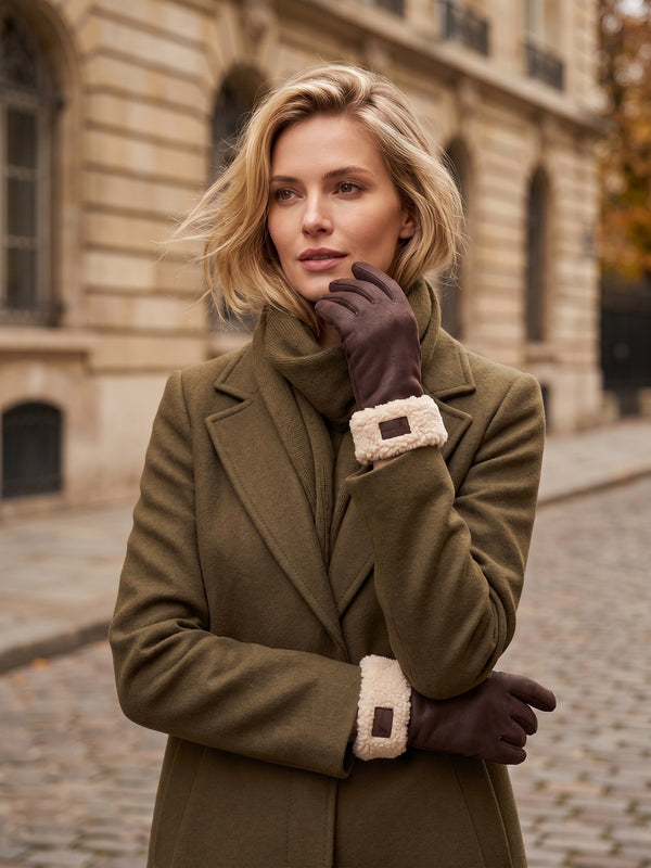 Alessia Gloves – Dark Brown
