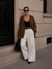 Alba Soft Cardigan - Brown