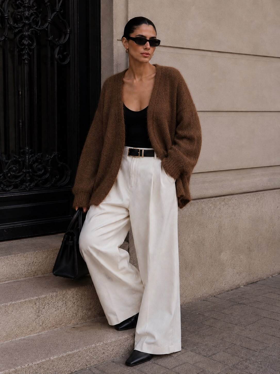Alba Soft Cardigan - Brown