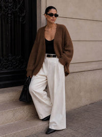 Alba Soft Cardigan - Brown