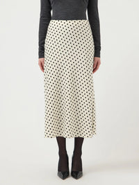 Pella Midi Skirt - Birch/Dots