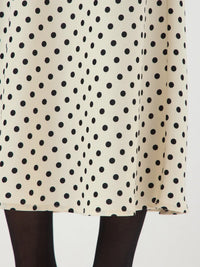 Pella Midi Skirt - Birch/Dots
