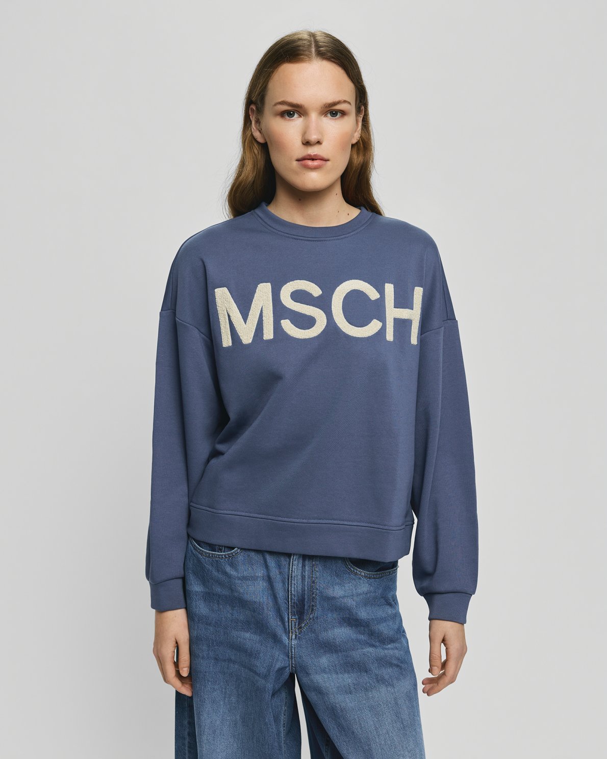 Mela Briena Sweat - Indigo/Oatmeal