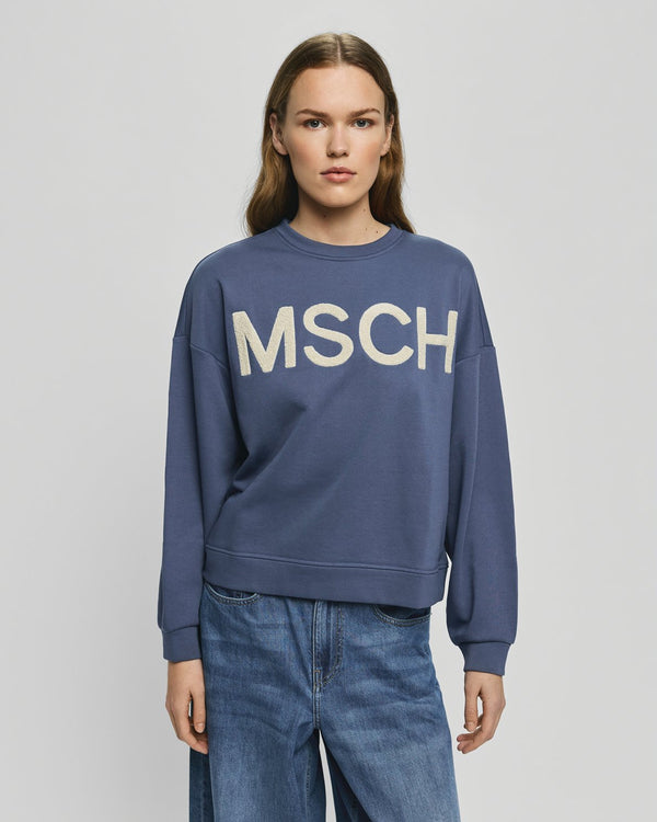 Mela Briena Sweat - Indigo/Oatmeal