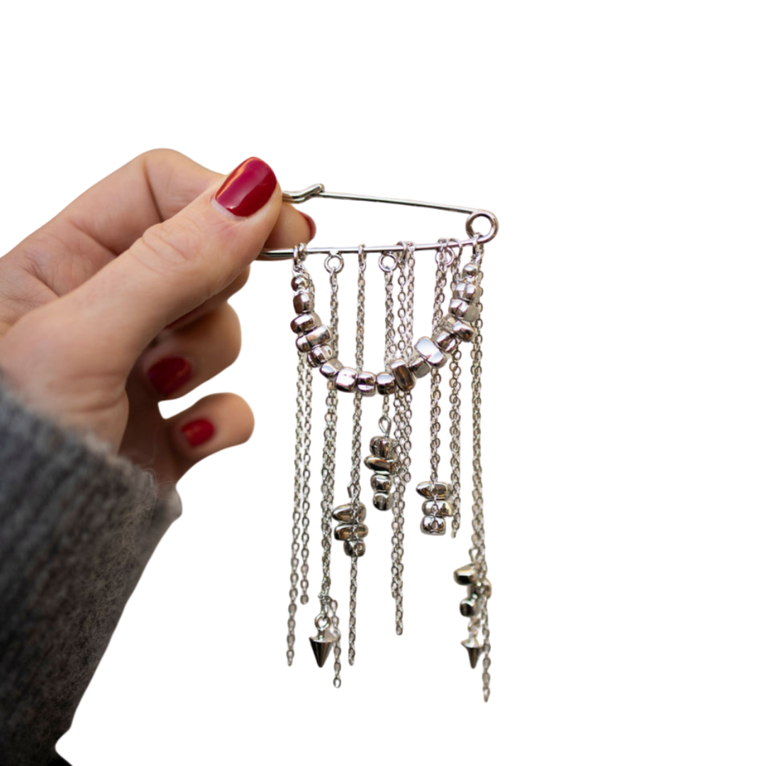 Brosch Chain Pin - Steel