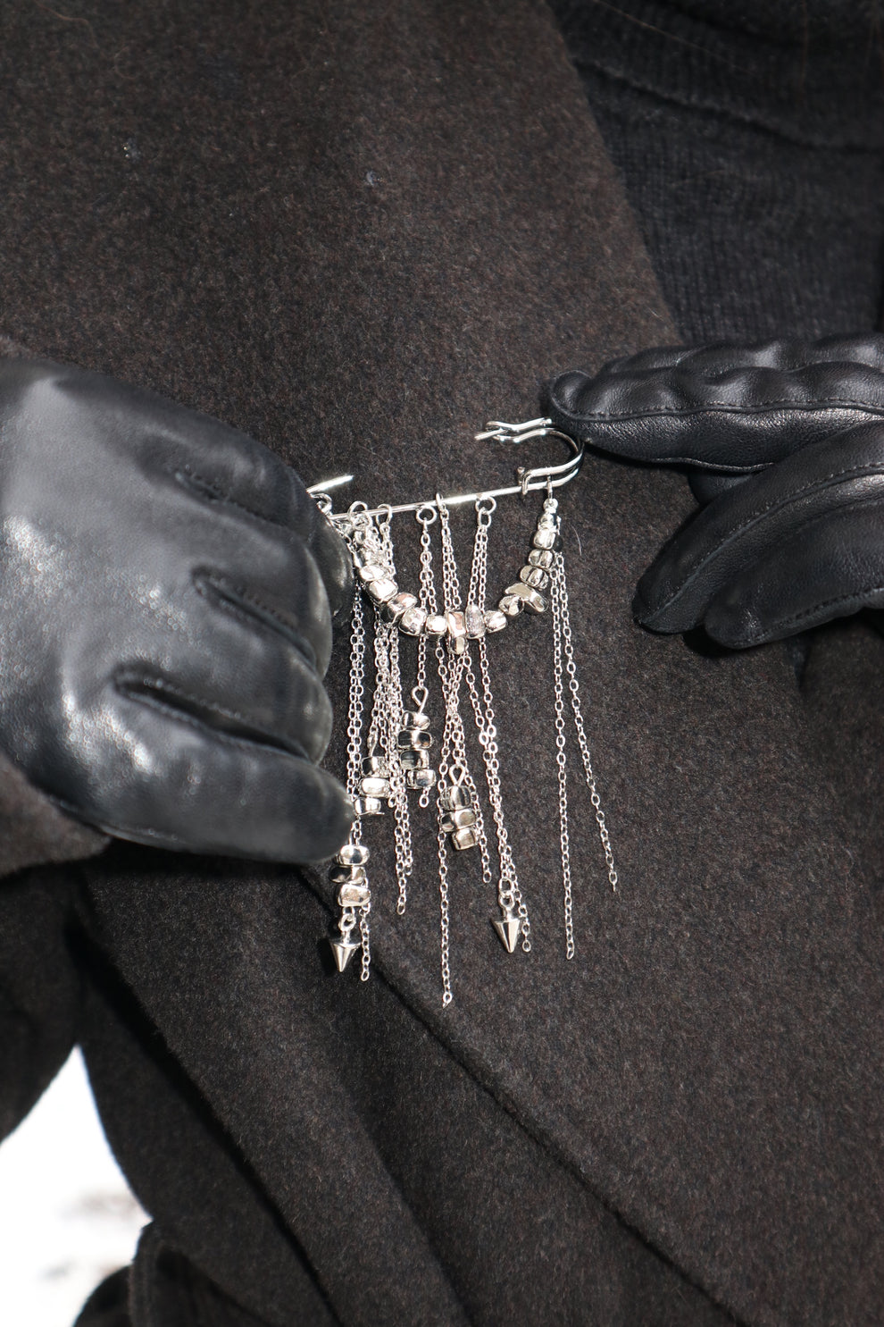 Brosch Chain Pin - Steel