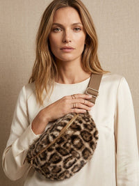 Leo Fur Bag - Camel