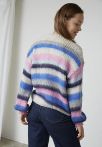 Lidar Cardigan - Blue/Pink