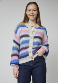 Lidar Cardigan - Blue/Pink