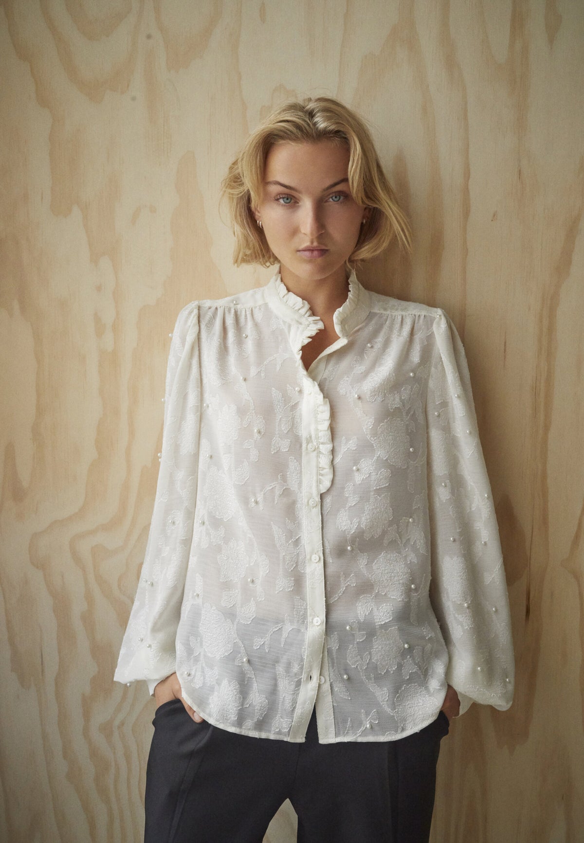 Virsa Shirt - Cream Pearl