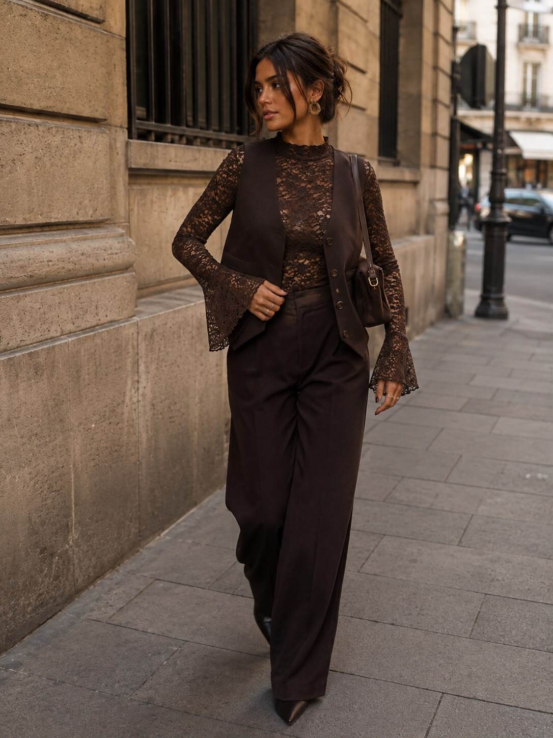 Celeste Lace Top