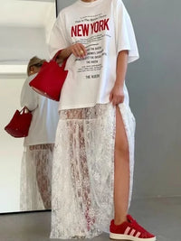 New York Oversize Tee - ONE SIZE